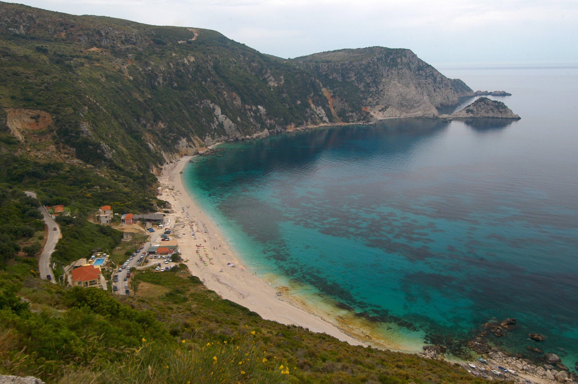 Petani Beach Kefalonia | Stunning Beach on the Paliki Peninsula